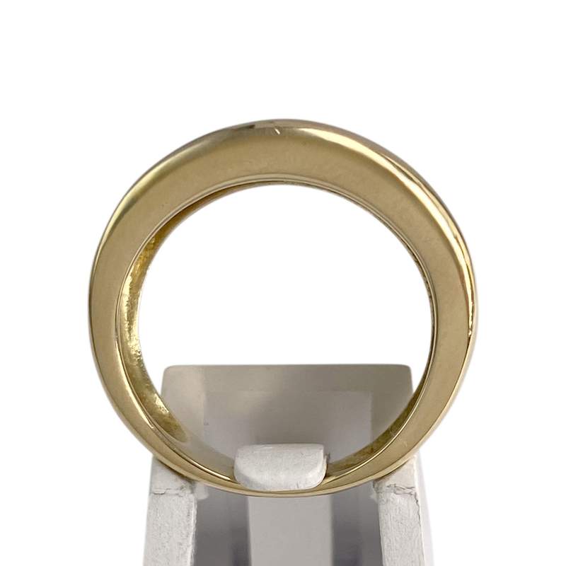Bague d'occasion or 750 jaune diamants - vue 3