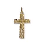 Croix d'occasion or 750 jaune - vue 1