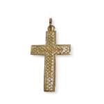 Croix d'occasion or 750 jaune - vue 2