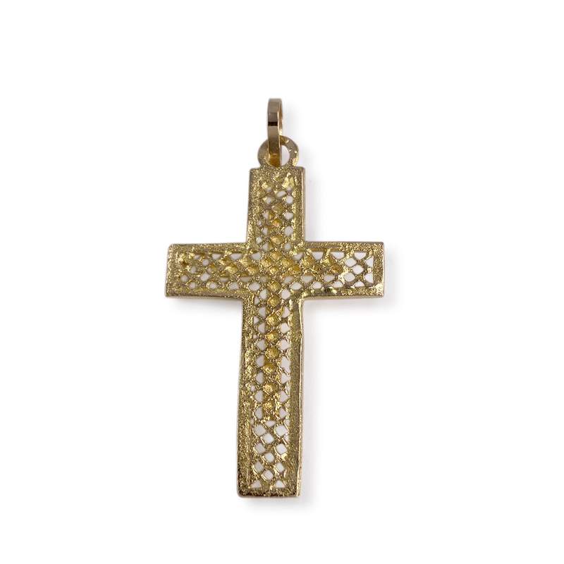 Croix d'occasion or 750 jaune - vue 2