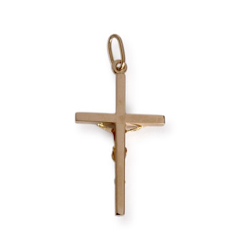 Croix d'occasion or 750 jaune