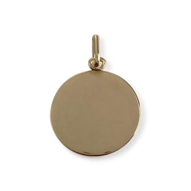 Médaille vierge AUGIS d'occasion Or 750 jaune - vue 2