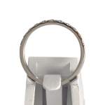 Bague d'occasion or 375 blanc diamants - vue 3