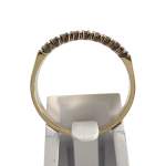 Bague d'occasion or 750 jaune diamants - vue 3