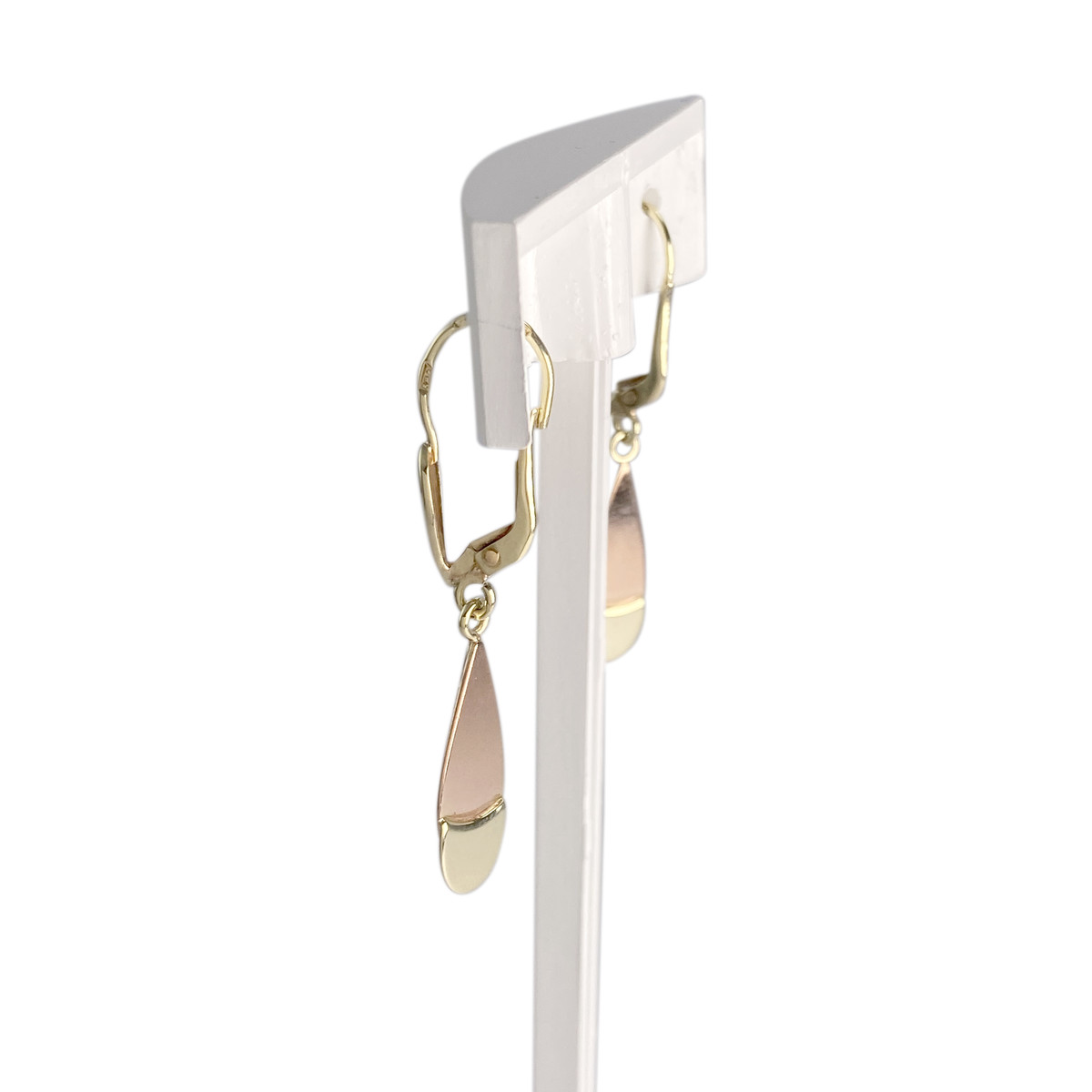 Boucles d'oreilles d'occasion or 585 jaune - vue 2
