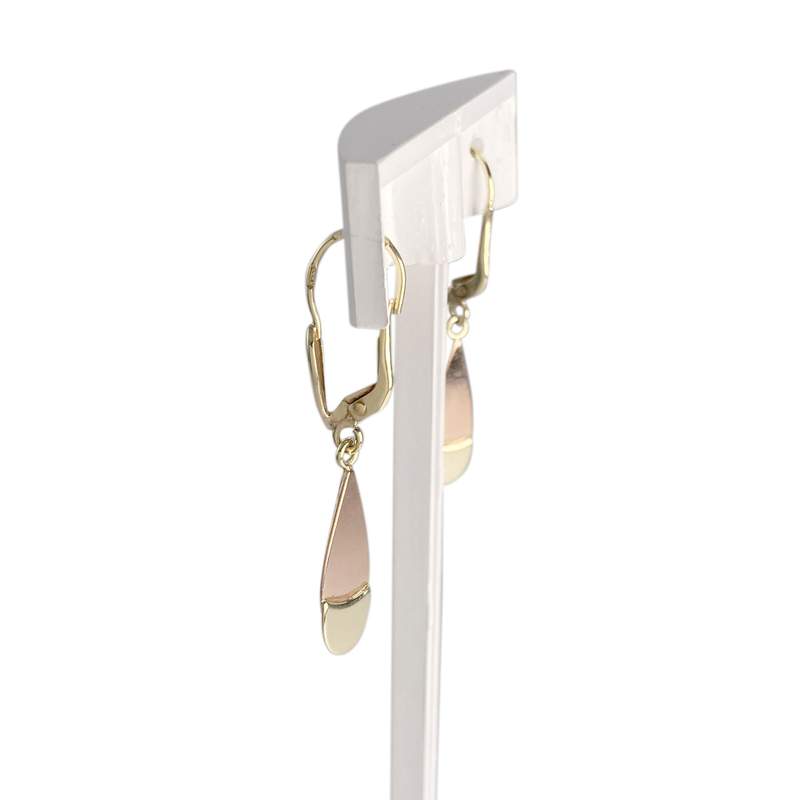 Boucles d'oreilles d'occasion or 585 jaune - vue 2