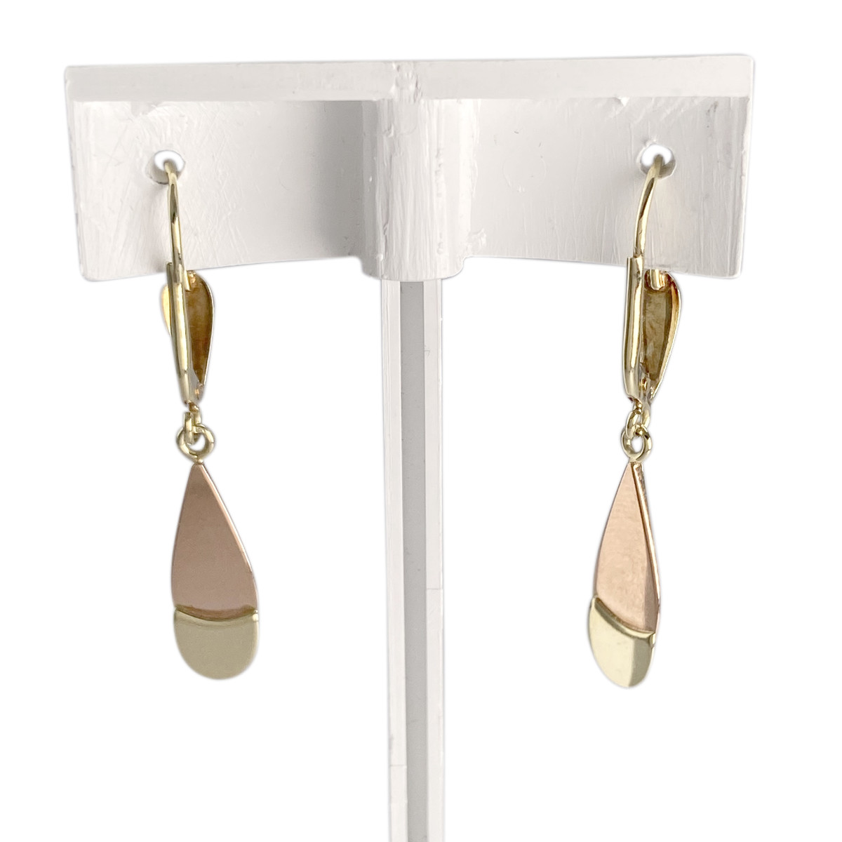 Boucles d'oreilles d'occasion or 585 jaune - vue 3