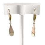 Boucles d'oreilles d'occasion or 585 jaune - vue 3