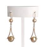 Boucles d'oreilles d'occasion or 585 jaune - vue 1
