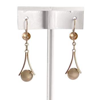 Second-hand 585 yellow gold earrings