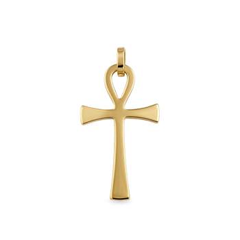 Second-hand 750 yellow gold cross