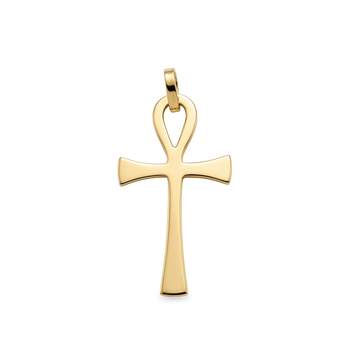 Second-hand 750 yellow gold cross