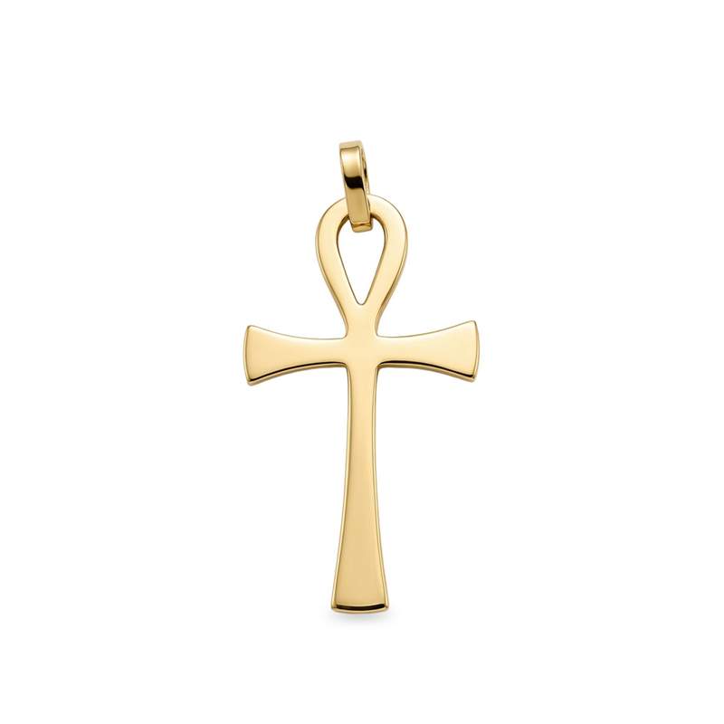 Croix d'occasion or 750 jaune - vue 2