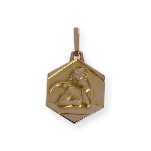Médaille ange d'occasion or 585 jaune