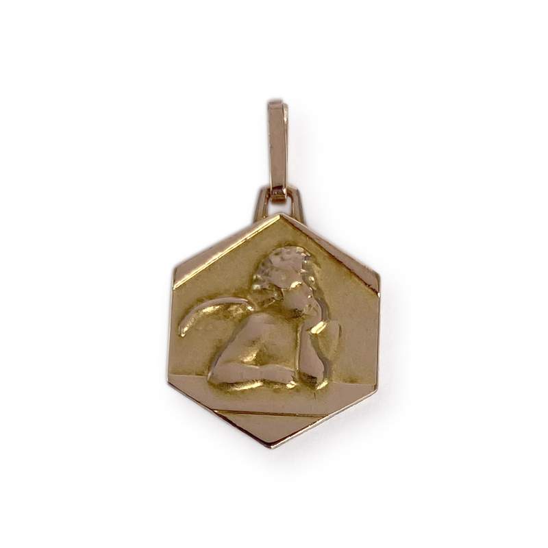 Médaille ange d'occasion or 585 jaune - vue 1