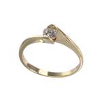 Bague d'occasion or 750 jaune diamant - vue 1