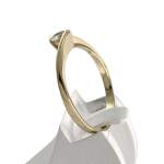 Bague d'occasion or 750 jaune diamant - vue 2