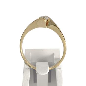 Bague d'occasion or 750 jaune diamant