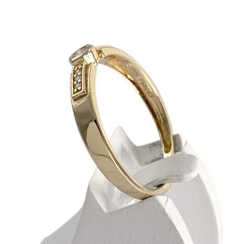 Bague d'occasion or 750 jaune diamants