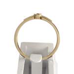 Bague d'occasion or 750 jaune diamants - vue 3