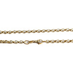 Collier d'occasion or 750 jaune maille jaseron 45.5 cm - vue 3
