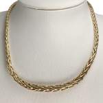 Collier d'occasion or 750 jaune maille palmier 46 cm - vue 2