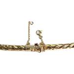 Collier d'occasion or 750 jaune maille palmier 46 cm - vue 3