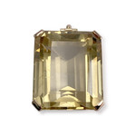 Pendentif d'occasion or 750 jaune quartz - vue 1