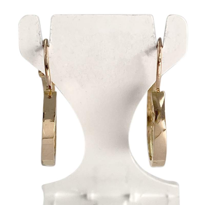 Boucles d'oreilles d'occasion or 750 jaune - vue 3