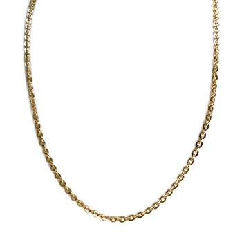Tweedehands ketting van 750 geelgoud met forcat-schakels