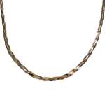 Collier d'occasion 3 ors 750 maille serpent tressée - vue 1