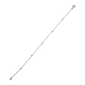 Tweedehands armband in 750 geel goud, fantasiesteek