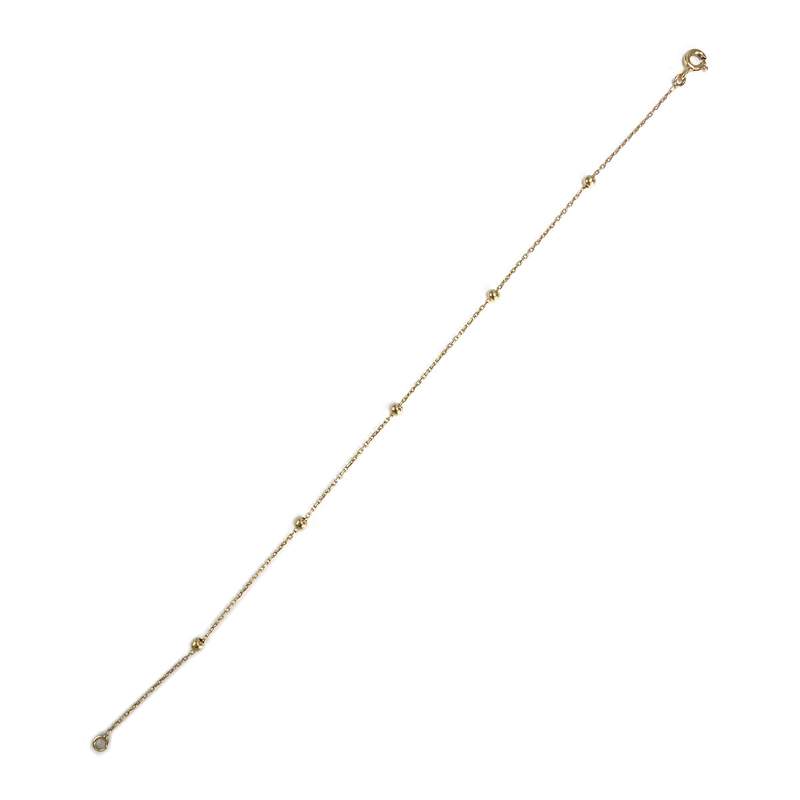 Bracelet d'occasion or 750 jaune maille fantaisie - vue 2