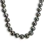 Collier en chute d'occasion or 750 jaune perles de tahiti 60 cm. - vue 1