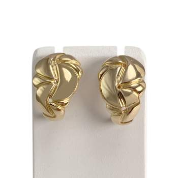 Boucles d'oreilles d'occasion or 750 jaune