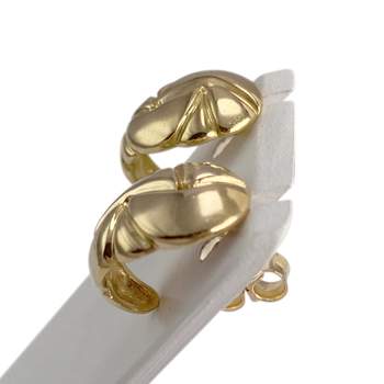 Boucles d'oreilles d'occasion or 750 jaune