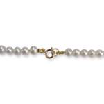 Collier d'occasion or 750 jaune perles de culture - vue 3