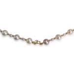 Collier d'occasion or 750 jaune perles de culture de chine 40 cm. - vue 3