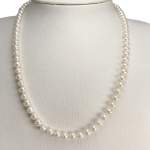 Collier d'occasion or 585 jaune perle de culture 50 cm. - vue 2