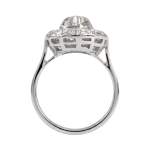 Bague d'occasion or 750 blanc diamant - vue 3