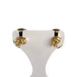 Boucles d'oreilles d'occasion or 750 jaune camées - vue 3