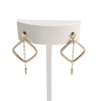 Second-hand earrings 375 yellow gold