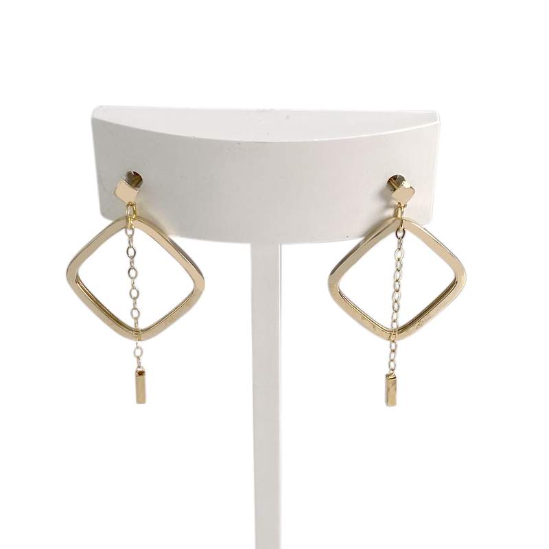 Boucles d'oreilles d'occasion or 375 jaune - vue 1