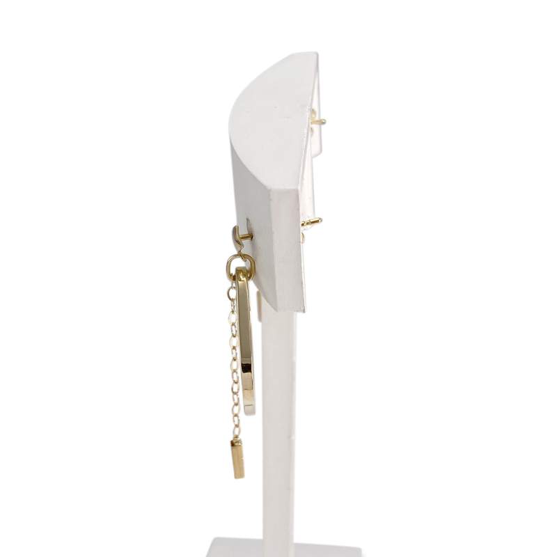 Boucles d'oreilles d'occasion or 375 jaune - vue 2