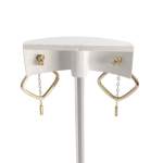Boucles d'oreilles d'occasion or 375 jaune - vue 3