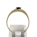 Bague d'occasion or 750 2 tons saphir - vue 3