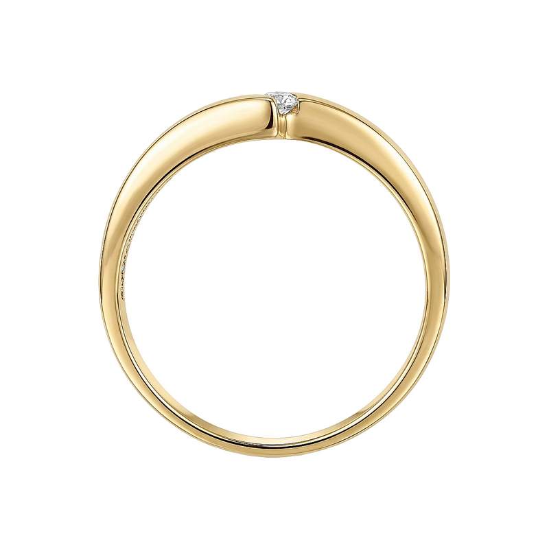 Bague d'occasion or 585  zirconia - vue 3