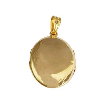 Pendentif d'occasion or 750 jaune amethyste perle de culture