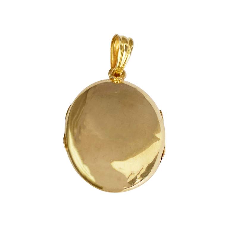 Pendentif d'occasion or 750 jaune amethyste perle de culture - vue 3