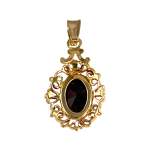 Pendentif d'occasion or 750 jaune grenat - vue 2
